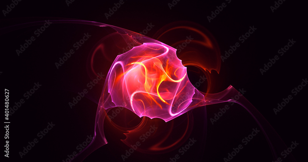 3D rendering abstract colorful fractal light background 3D rendering abstract colorful fractal light background