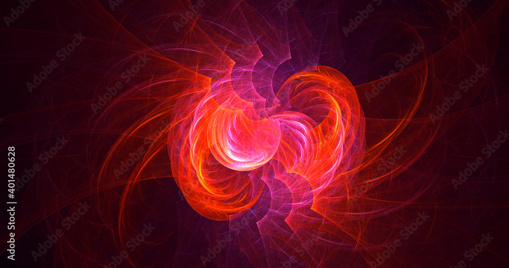 3D rendering abstract colorful fractal light background 3D rendering abstract colorful fractal light background