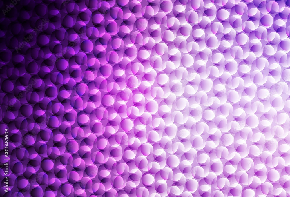 Light Purple, Pink vector pattern with spheres. Light Purple, Pink vector pattern with spheres.