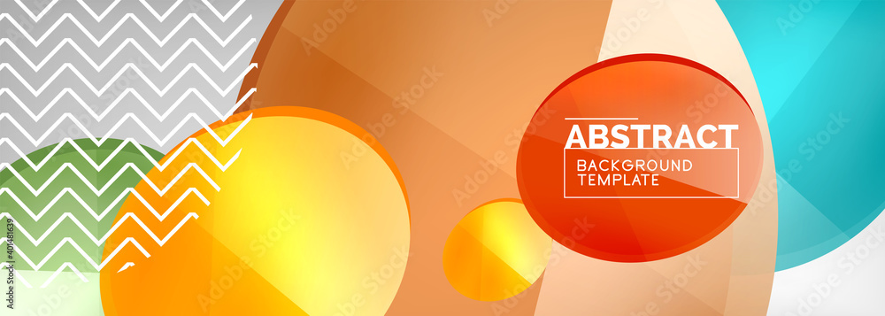 Abstract glossy round shapes vector background. Vector futuristic illustration for covers, banners, flyers and posters and other Abstract glossy round shapes vector background. Vector futuristic illustration for covers, banners, flyers and posters and other