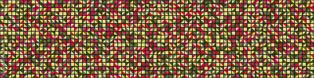 Fototapeta premium Abstract Geometric Pattern generative computational art illustration