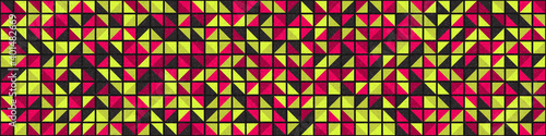 Abstract Geometric Pattern generative computational art illustration