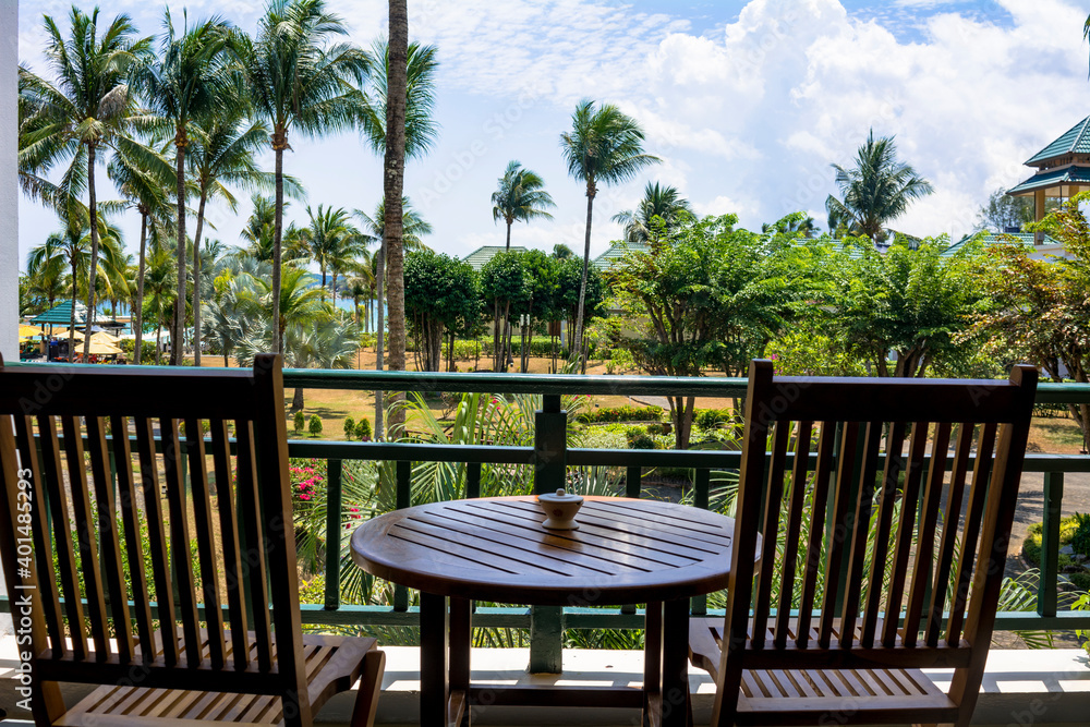 Obraz premium ビンタン島のラコイ・ベイリゾートの休日