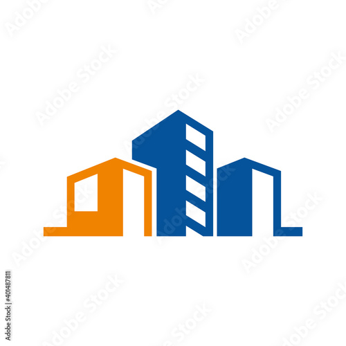 House, home, abstract building logo design template vector illustration
