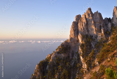 The top of mount AI-Petri in the early morning