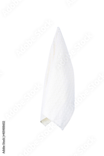 Wallpaper Mural White hanging  kitchen towels isolated on white background. Orange checkered hanging  kitchen towels isolated on white background. Cooking and cleaning mock up for design. Torontodigital.ca