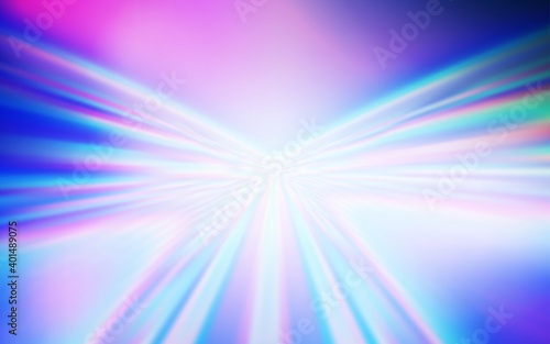 Light Pink, Blue vector pattern with bent lines. Creative illustration in halftone style with gradient. Pattern for your business design.