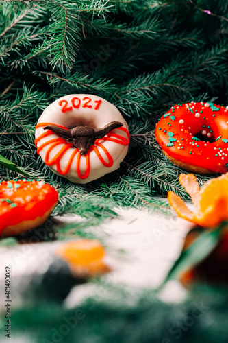 New Year's 2021 donuts