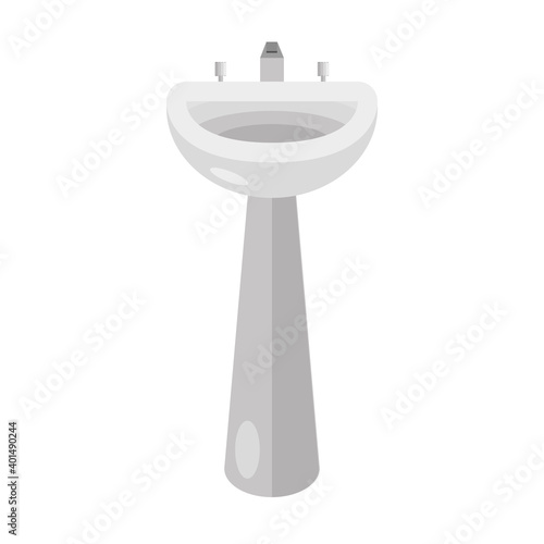 bathroom sink forniture isolated icon