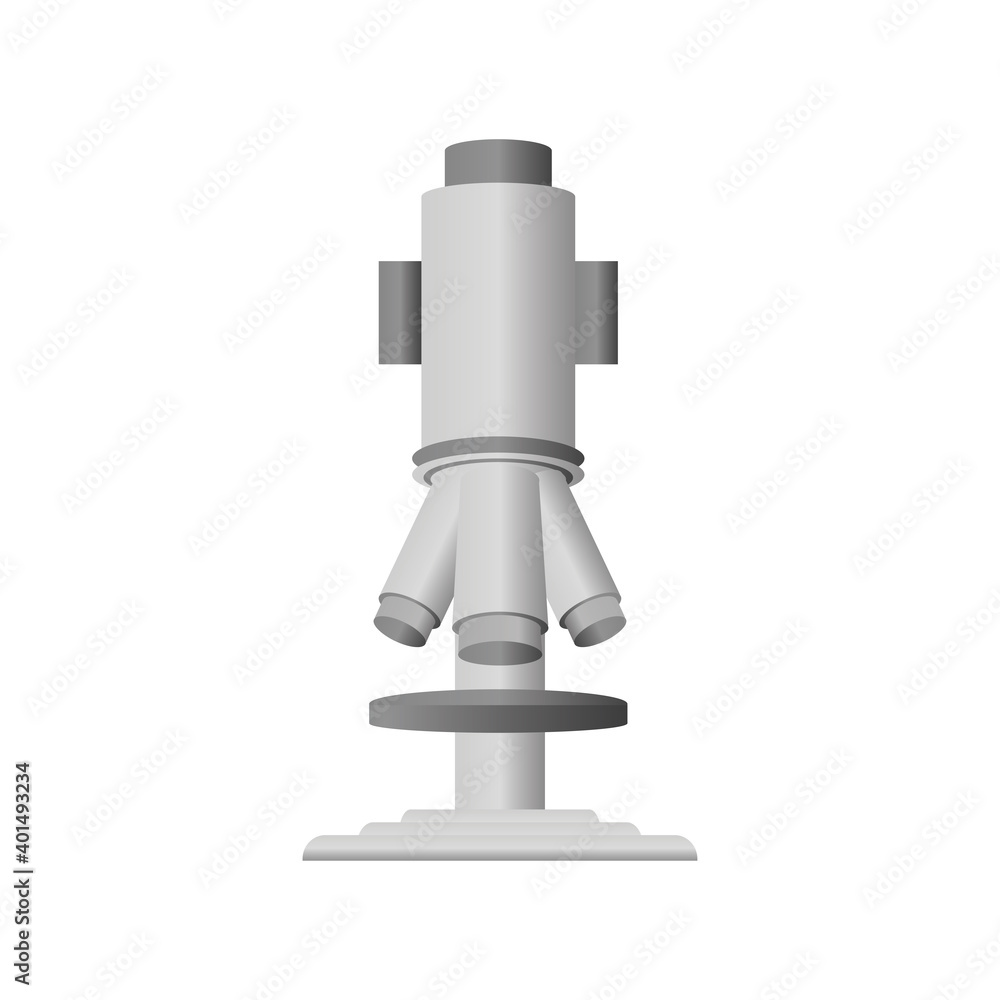 chemistry white microscope icon vector design chemistry white microscope icon vector design