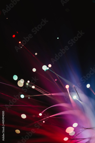 Abstract bokeh lights colorful background