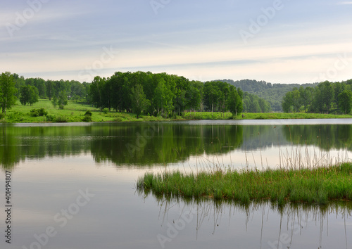 The shore of the lake vesnoyu