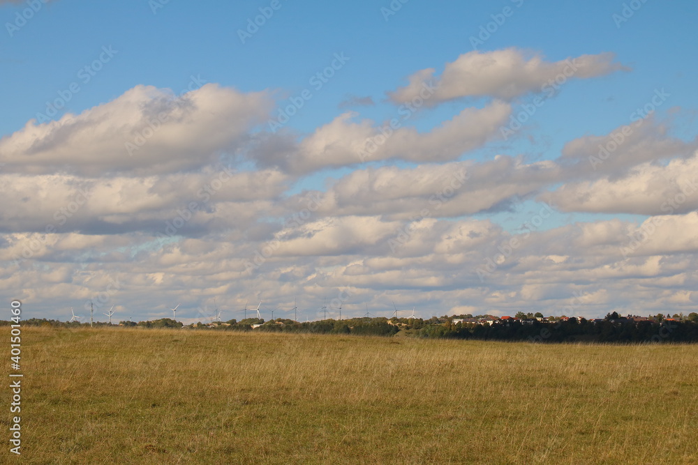 Landschaft mit Wolken Landschaft mit Wolken
