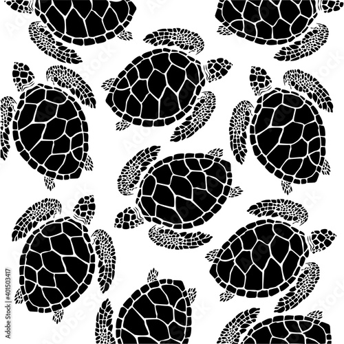 graphic sea turtle,vector illustration of sea turtle,vector of turtle design on a white background,save a turtle.