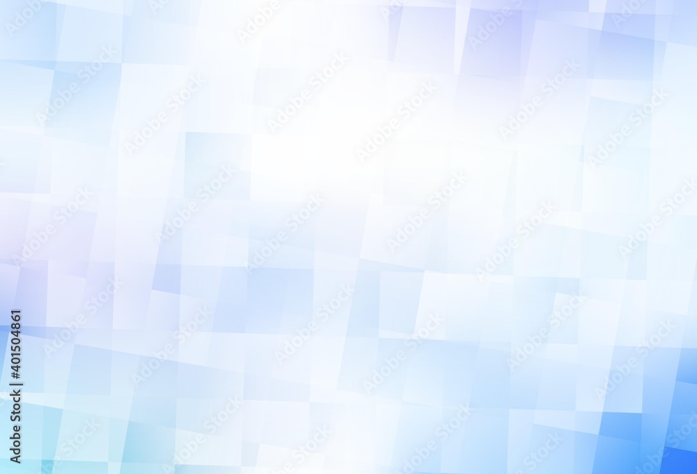 Light Pink, Blue vector template with rhombus.