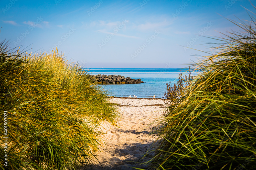 Schoenberg beach at the Baltic Sea coast in Schleswig-Holstein, Germany Schoenberg beach at the Baltic Sea coast in Schleswig-Holstein, Germany