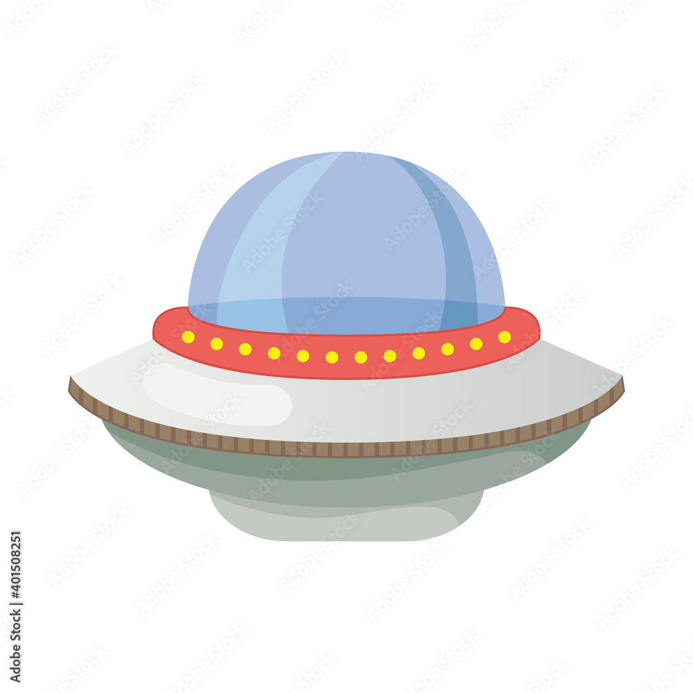 ufo flying space isolated style icon ufo flying space isolated style icon