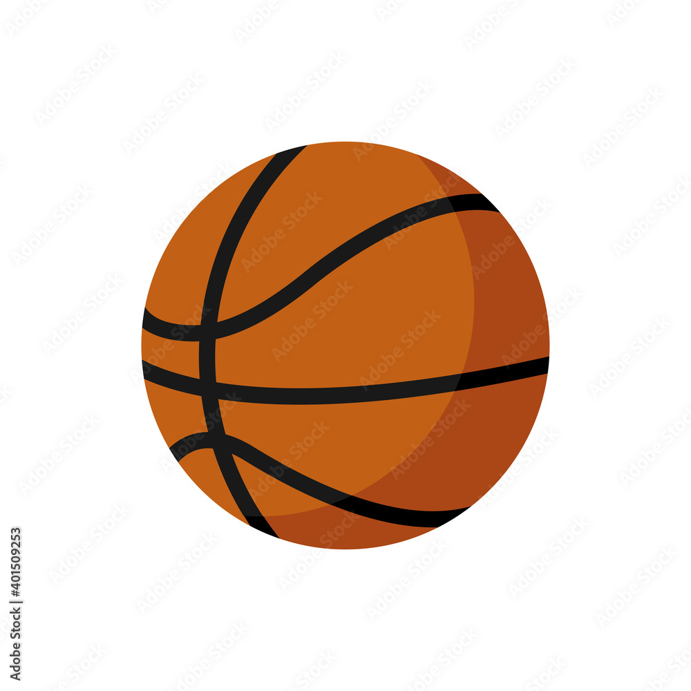 basketball balloon isolated style icon