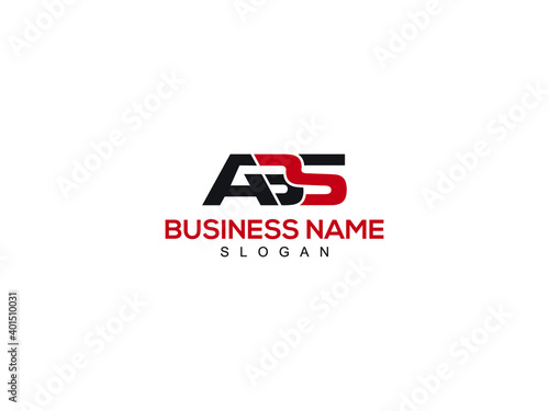 ABS Letter Logo, abs logo Letter vector stock