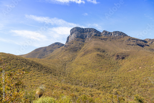 Bluff Knoll, the highest peak in the Sitrling Range National Park, north of Alabany in Western Australia photo