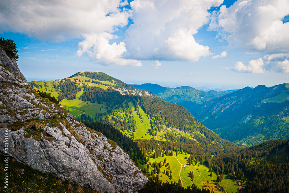 Mountain Blankenstein in the bavarian alps near lake Tegernsee, Bavaria, Germany