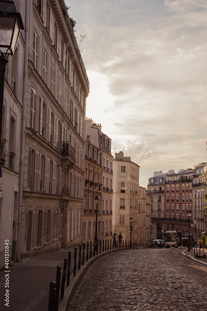 light street in France