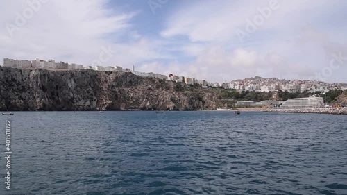 Beautiful view of Quemado Beach (Al Hoceima) from  boat photo