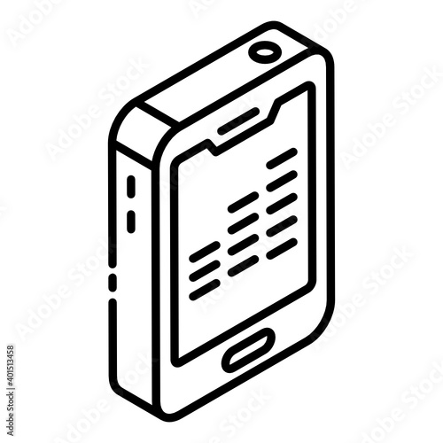 
Music daw interface, glyph isometric  icon of mobile equalizer
