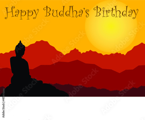 Thailand Landscape and Thai Temple and Buddha statue.