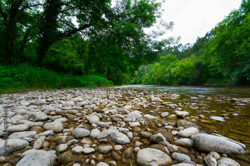 Senda Fluvial del Nansa, Nansa Valley, Cantabria, Spain, Europe