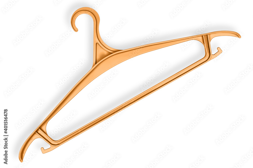 Clothes hanger on a white background. Clothes hangers seamless pattern.