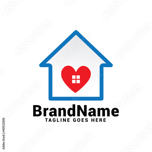 sweet home house logo icon vector template.