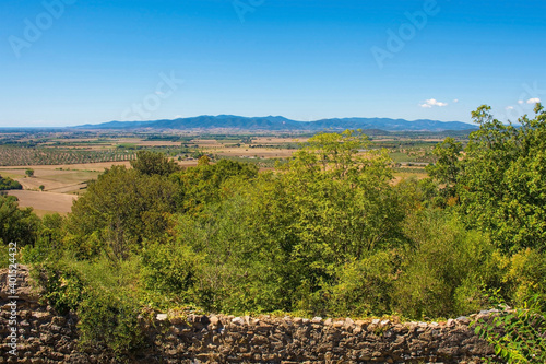 The landscape close to the Roselle or Rusellae Archaeological area near Grosseto in Tuscany, Italy
 photo