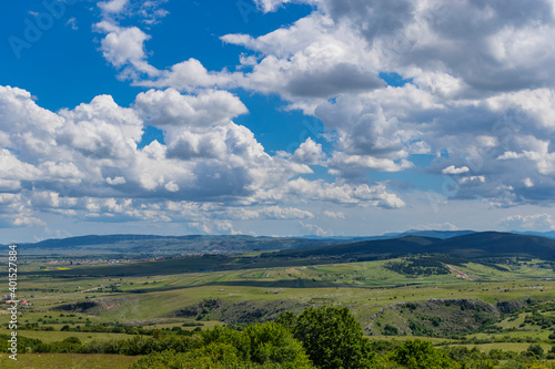 landscape with clouds