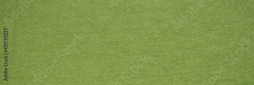 background and texture of a handmade green Japanese yatsuo paper, panoramic web banner
