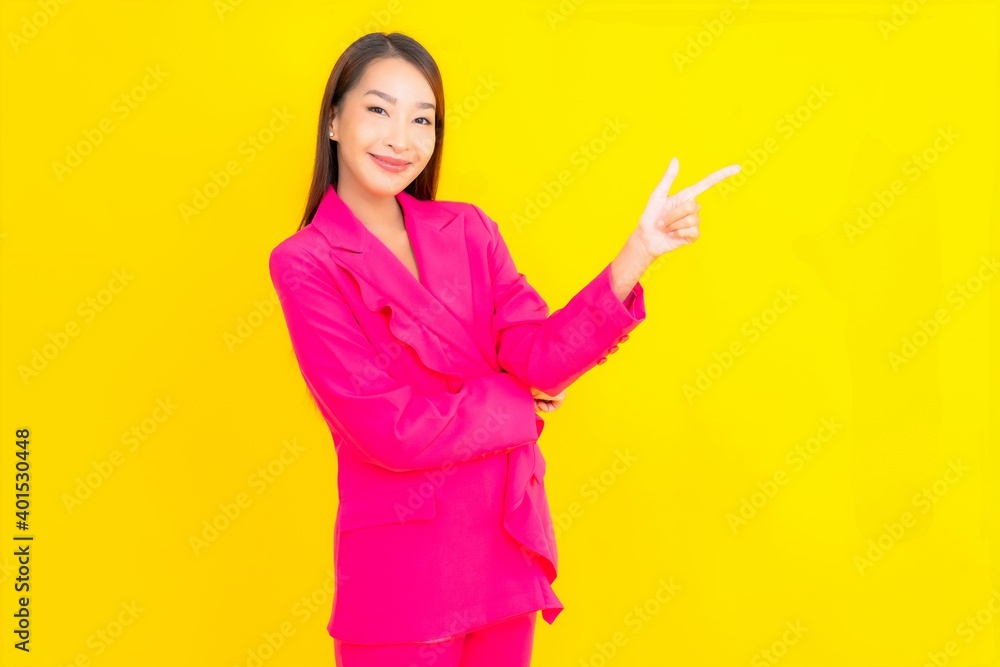 Portrait beautiful young asian woman smile in action Portrait beautiful young asian woman smile in action
