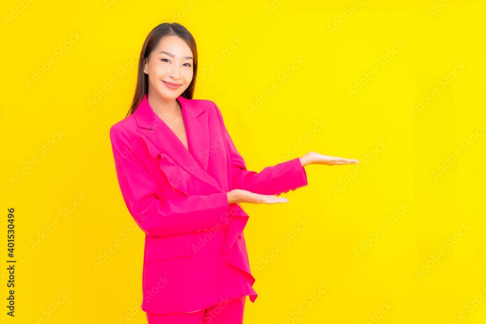 Portrait beautiful young asian woman smile in action Portrait beautiful young asian woman smile in action