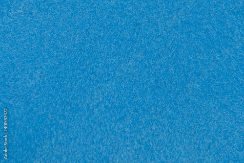 Blue ocean color of fur leather hairy texture background. Image photo