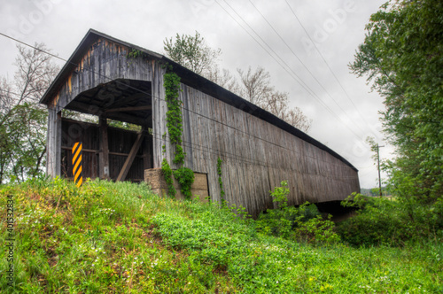 Nevins Covered Bridge in Indiana, United States photo
