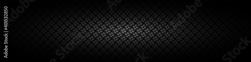 Dark black Geometric grid background. Modern dark abstract vector texture 