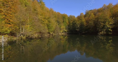 An aerial shot I took at the Seven Lakes National Park in Turkey. 
The park is categorized under IUCN II and was established in 1965.