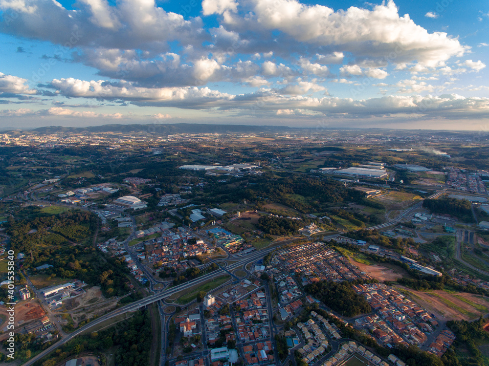 Fototapeta premium view of the city