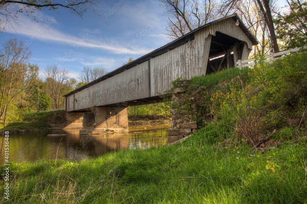 Darlington Covered Bridge in Indiana, United States Darlington Covered Bridge in Indiana, United States