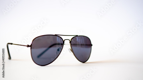 isolated sunglasses on white background