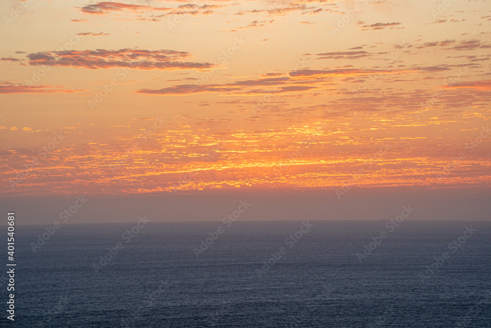 Fototapeta premium Beautiful New Year's Sky Sunrise Scenic Area