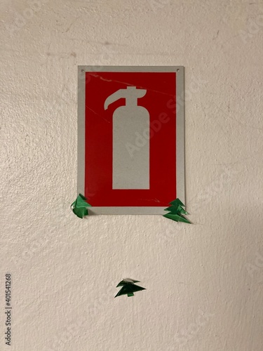 christmas decoration on a wall