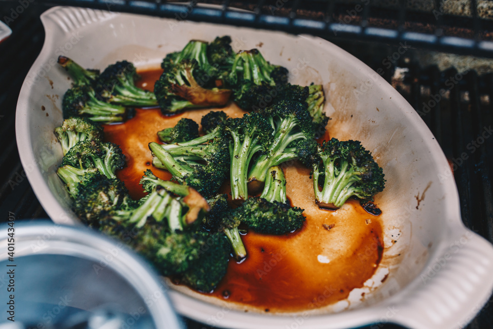 Grilled broccoli Grilled broccoli