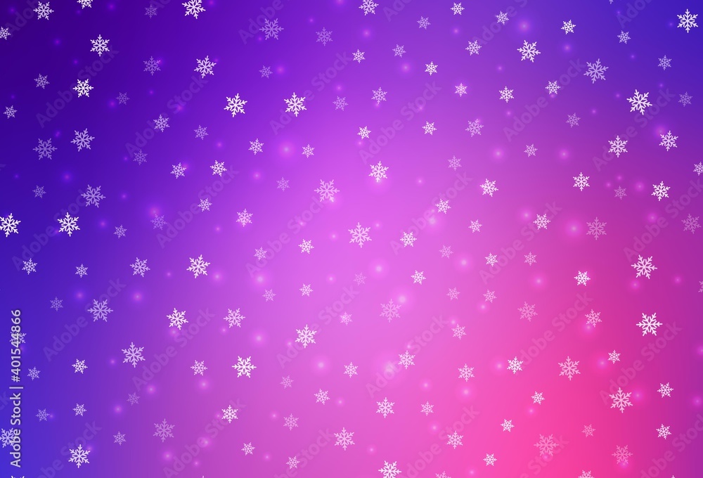 Light Purple, Pink vector layout in New Year style. Light Purple, Pink vector layout in New Year style.