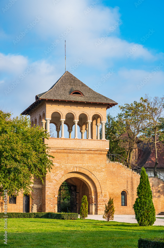 Entrance gate to Mogosoaia Castle