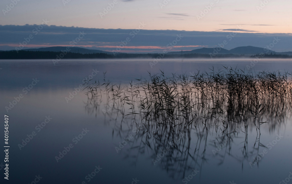 sunrise on the lake